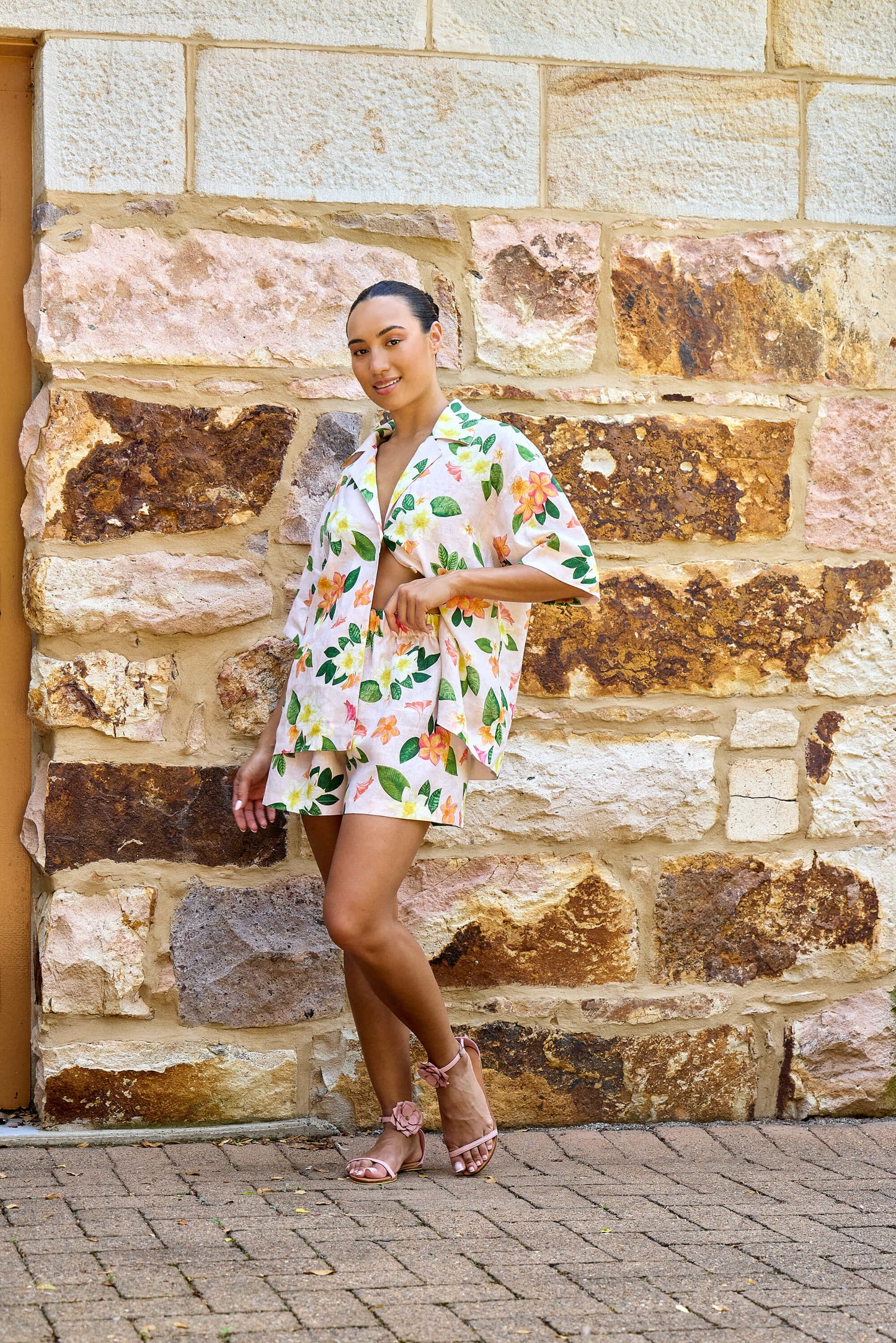The Frangipani Relaxed Shorts Isabella Longginou