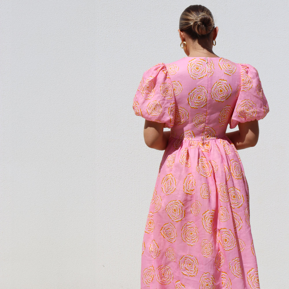 
                      
                        Peony Puff Sleeve Dress
                      
                    