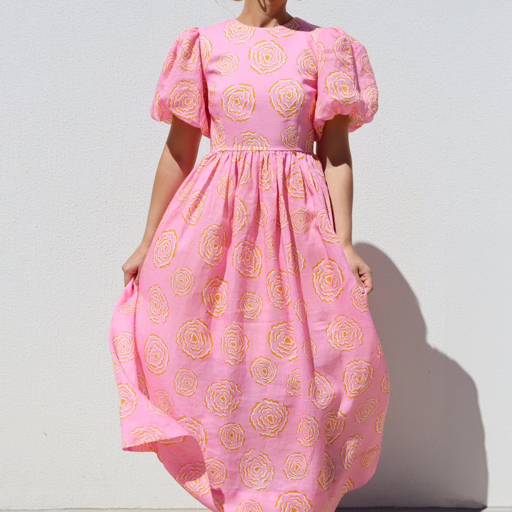 
                      
                        Peony Puff Sleeve Dress
                      
                    