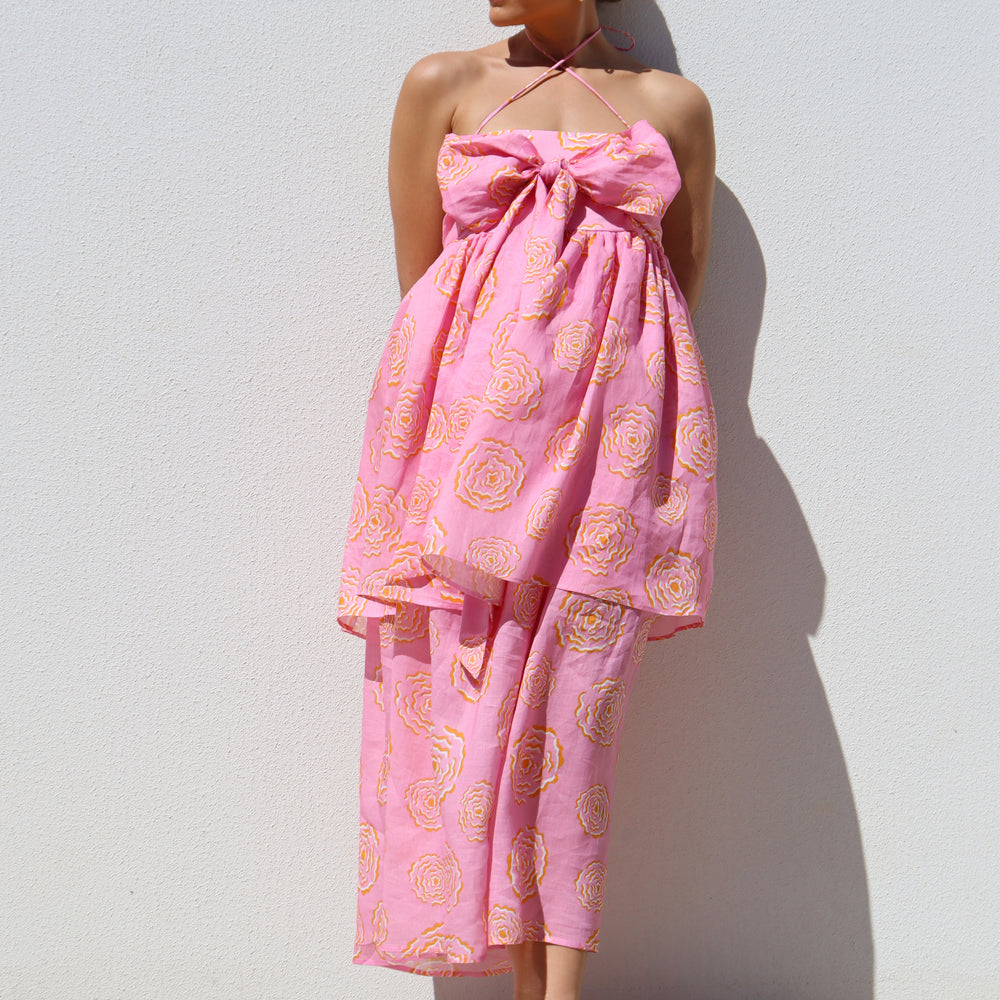 
                      
                        Peony Strapless Bow Dress
                      
                    