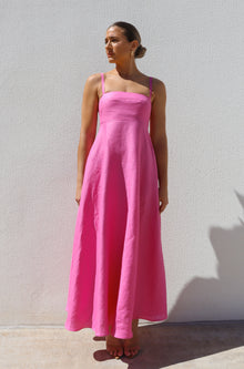  Pink Empire Swing Dress