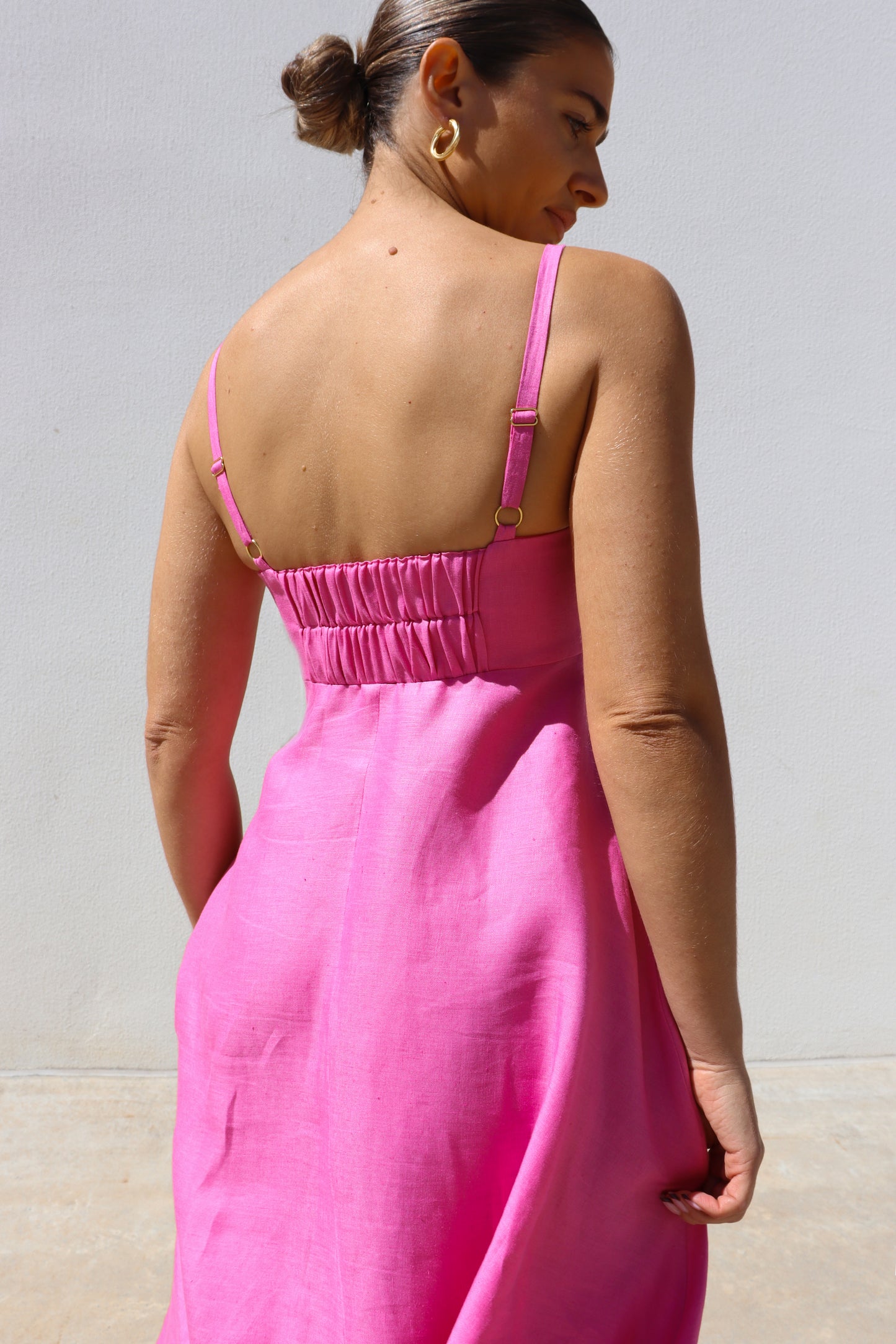 Pink Empire Swing Dress