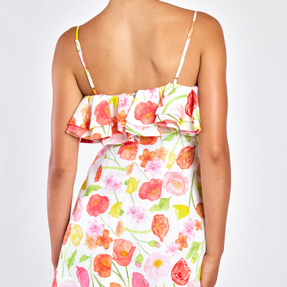 
                      
                        Poppy Floral Flounce Frill Mini
                      
                    