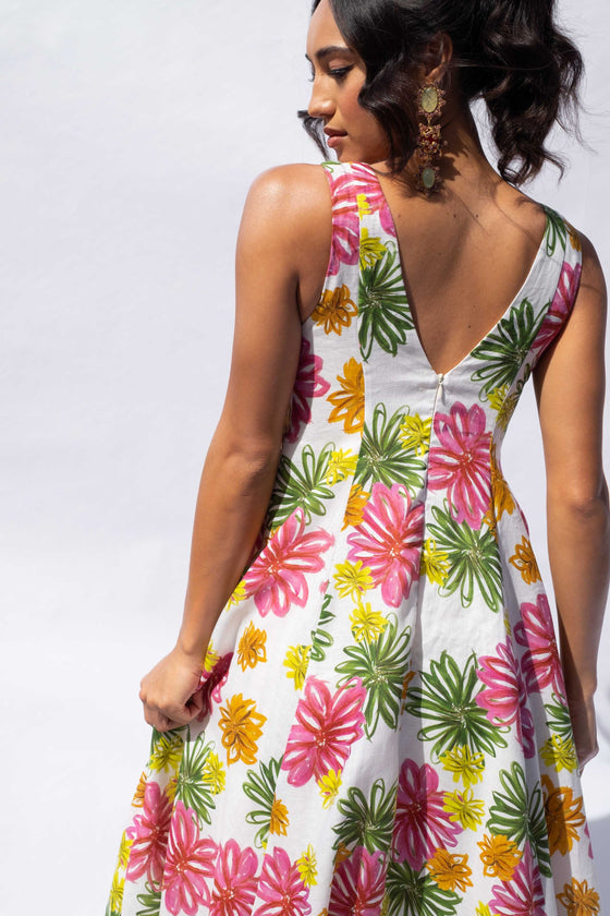 Garden Floral Fit and Flare – Isabella Longginou